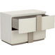 Venetta 34 X 24 inch Cream / Warm Brass Night Stand